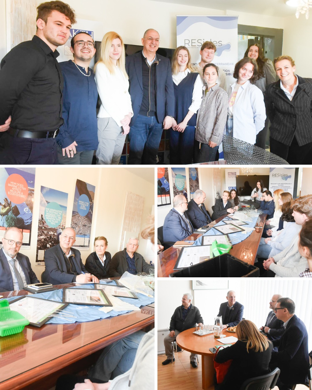 EU Commissioner for Fisheries and Oceans, Dr. Costas Kadis, visited our offices at Isotech Ltd!