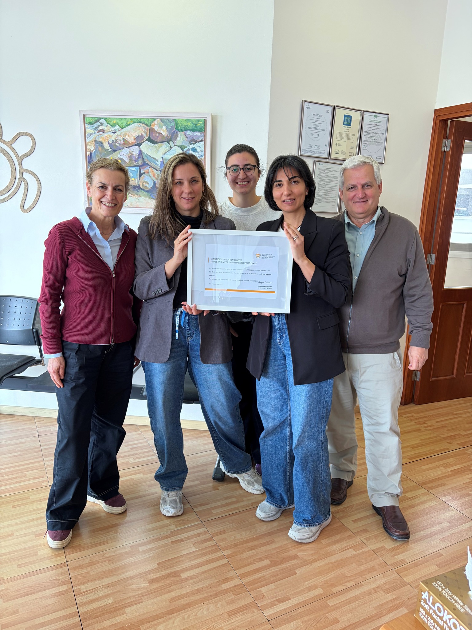 ISOTECH Ltd is now a certified Innovative SME in Cyprus!